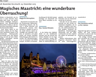 Magisches Maastricht: eine wunderbare Überraschung!